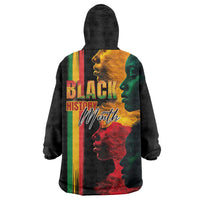 Black History Month Wearable Blanket Hoodie Black Soul - I'm Black Every Month - Wonder Print Shop