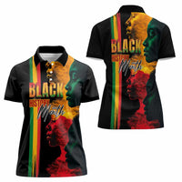 Black History Month Women Polo Shirt Black Soul - I'm Black Every Month - Wonder Print Shop
