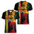 Black History Month Women V-Neck T-Shirt Black Soul - I'm Black Every Month - Wonder Print Shop