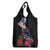 American Samoa and United States Together Grocery Bag National Flag with Eagle-Hibiscus and Rose