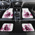 Kentucky Horses Racing Car Mats Jockey Drawing Style Pink Out Color - Wonder Print Shop