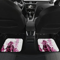 Kentucky Horses Racing Car Mats Jockey Drawing Style Pink Out Color - Wonder Print Shop