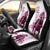 Kentucky Horses Racing Car Seat Cover Jockey Drawing Style Pink Out Color - Wonder Print Shop
