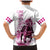 Kentucky Horses Racing Family Matching Mermaid Dress and Hawaiian Shirt Jockey Drawing Style Pink Out Color - Wonder Print Shop