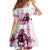 Kentucky Horses Racing Family Matching Off Shoulder Maxi Dress and Hawaiian Shirt Jockey Drawing Style Pink Out Color - Wonder Print Shop