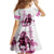 Kentucky Horses Racing Family Matching Short Sleeve Bodycon Dress and Hawaiian Shirt Jockey Drawing Style Pink Out Color - Wonder Print Shop