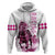 Kentucky Horses Racing Hoodie Jockey Drawing Style Pink Out Color - Wonder Print Shop