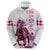 Kentucky Horses Racing Hoodie Jockey Drawing Style Pink Out Color - Wonder Print Shop