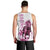 Kentucky Horses Racing Men Tank Top Jockey Drawing Style Pink Out Color - Wonder Print Shop