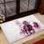 Kentucky Horses Racing Rubber Doormat Jockey Drawing Style Pink Out Color - Wonder Print Shop