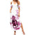 Kentucky Horses Racing Summer Maxi Dress Jockey Drawing Style Pink Out Color - Wonder Print Shop