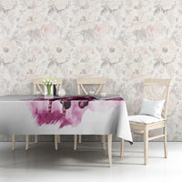 Kentucky Horses Racing Tablecloth Jockey Drawing Style Pink Out Color - Wonder Print Shop