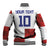 Custom Croatia Football Baseball Jacket Checkered Ones Sport Grunge Style