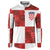 Custom Croatia Football Button Sweatshirt Checkered Ones Sport Grunge Style