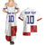 Custom Croatia Football Couples Matching Summer Maxi Dress and Hawaiian Shirt Checkered Ones Sport Grunge Style