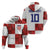 Custom Croatia Football Hoodie Checkered Ones Sport Grunge Style