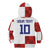 Custom Croatia Football Kid Hoodie Checkered Ones Sport Grunge Style