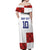 Custom Croatia Football Off Shoulder Maxi Dress Checkered Ones Sport Grunge Style