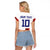 Custom Croatia Football Raglan Cropped T Shirt Checkered Ones Sport Grunge Style