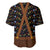 Traditional German Costume - Lederhosen and Soft Pretzel Baseball Jersey Folk Floral Pattern Style