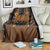 Traditional German Costume - Lederhosen and Soft Pretzel Blanket Folk Floral Pattern Style