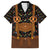 Traditional German Costume - Lederhosen and Soft Pretzel Family Matching Summer Maxi Dress and Hawaiian Shirt Folk Floral Pattern Style