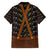 Traditional German Costume - Lederhosen and Soft Pretzel Family Matching Summer Maxi Dress and Hawaiian Shirt Folk Floral Pattern Style