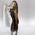Traditional German Costume - Lederhosen and Soft Pretzel Hooded Blanket Folk Floral Pattern Style