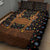 Traditional German Costume - Lederhosen and Soft Pretzel Quilt Bed Set Folk Floral Pattern Style