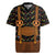Traditional German Costume - Lederhosen and Soft Pretzel Rugby Jersey Folk Floral Pattern Style