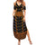 Traditional German Costume - Lederhosen and Soft Pretzel Summer Maxi Dress Folk Floral Pattern Style