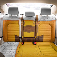 Traditional German Costume - Lederhosen and Soft Pretzel Back Car Seat Cover Oktoberfest Beer Head Funny Style