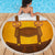 Traditional German Costume - Lederhosen and Soft Pretzel Beach Blanket Oktoberfest Beer Head Funny Style
