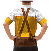 Traditional German Costume - Lederhosen and Soft Pretzel Family Matching Mermaid Dress and Hawaiian Shirt Oktoberfest Beer Head Funny Style