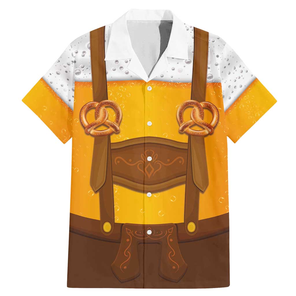 Traditional German Costume - Lederhosen and Soft Pretzel Family Matching Mermaid Dress and Hawaiian Shirt Oktoberfest Beer Head Funny Style