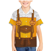 Traditional German Costume - Lederhosen and Soft Pretzel Family Matching Mermaid Dress and Hawaiian Shirt Oktoberfest Beer Head Funny Style