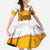 Traditional German Costume - Lederhosen and Soft Pretzel Family Matching Summer Maxi Dress and Hawaiian Shirt Oktoberfest Beer Head Funny Style