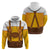 Traditional German Costume - Lederhosen and Soft Pretzel Hoodie Oktoberfest Beer Head Funny Style