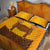 Traditional German Costume - Lederhosen and Soft Pretzel Quilt Bed Set Oktoberfest Beer Head Funny Style