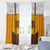 Traditional German Costume - Lederhosen and Soft Pretzel Window Curtain Oktoberfest Beer Head Funny Style