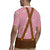 Traditional German Costume - Lederhosen and Soft Pretzel Rugby Jersey Blue Plaid Pattern with Edelweiss Flowers