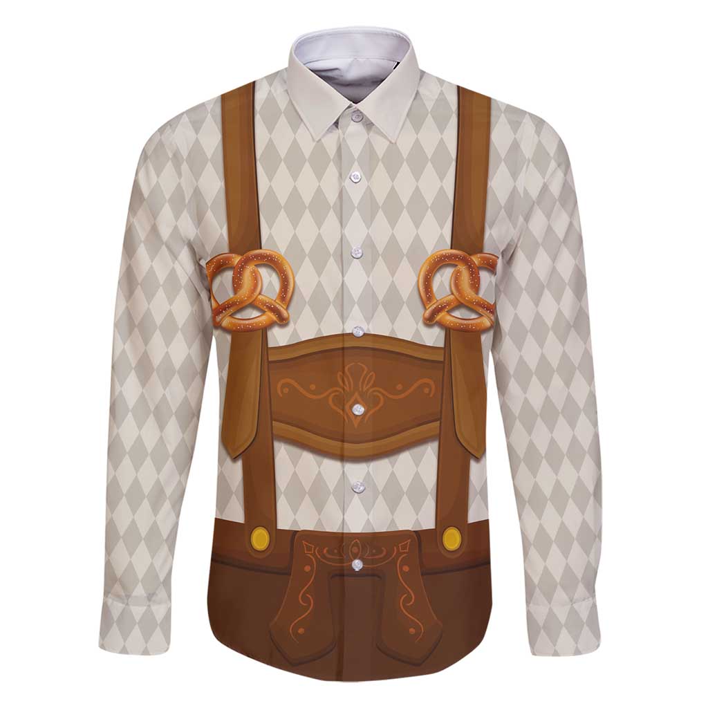 Traditional German Costume - Lederhosen and Soft Pretzel Family Matching Mermaid Dress and Hawaiian Shirt Old Vintage Bavarian Pattern