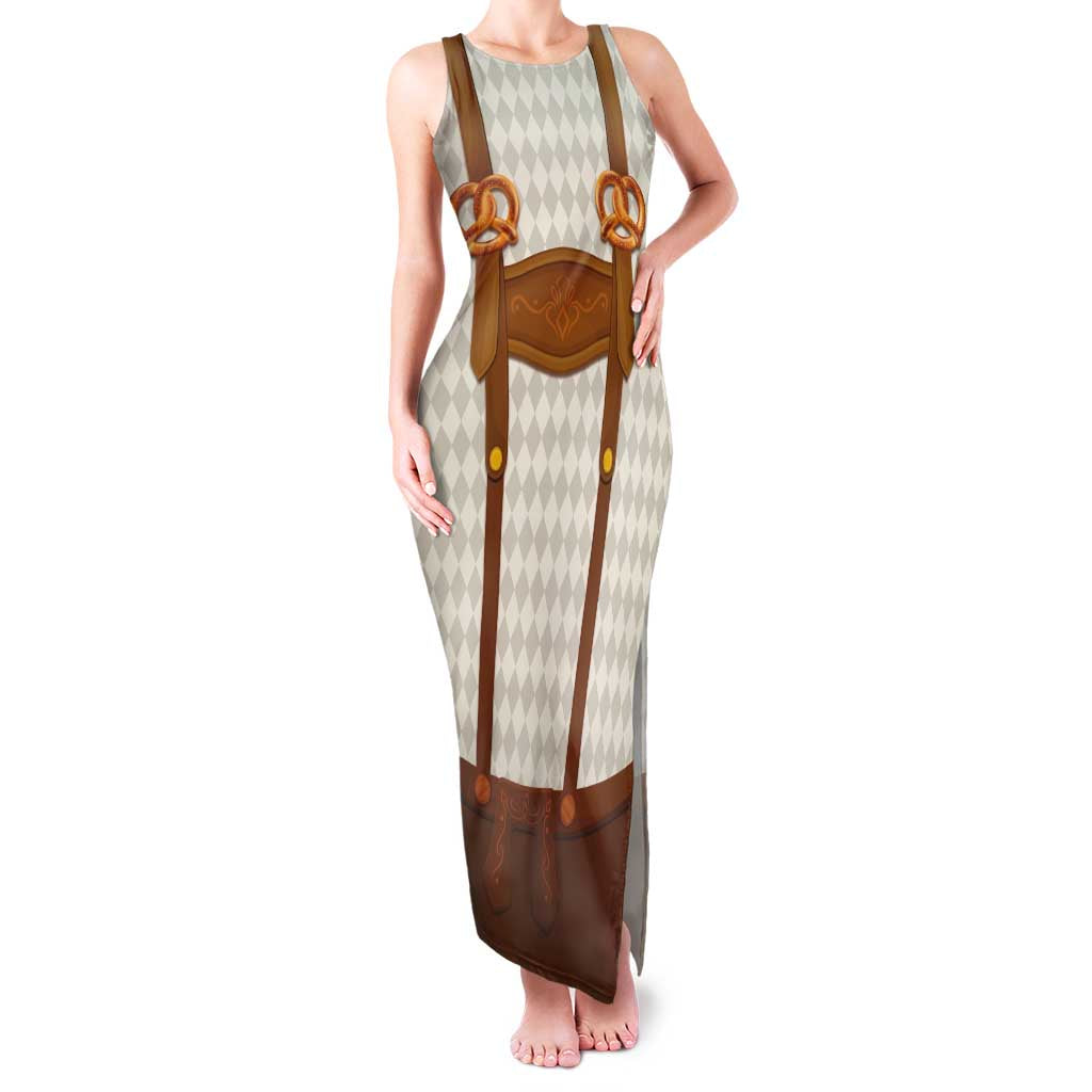 Traditional German Costume - Lederhosen and Soft Pretzel Family Matching Tank Maxi Dress and Hawaiian Shirt Old Vintage Bavarian Pattern