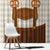 Traditional German Costume - Lederhosen and Soft Pretzel Window Curtain Old Vintage Bavarian Pattern
