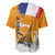 Bastille Day Baseball Jersey France Typography Art Grunge Style