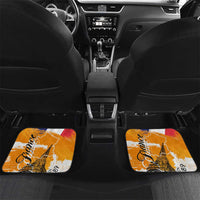 Bastille Day Car Mats France Typography Art Grunge Style
