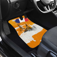 Bastille Day Car Mats France Typography Art Grunge Style