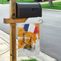 Bastille Day Garden Flag France Typography Art Grunge Style