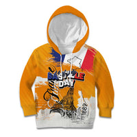 Bastille Day Kid Hoodie France Typography Art Grunge Style