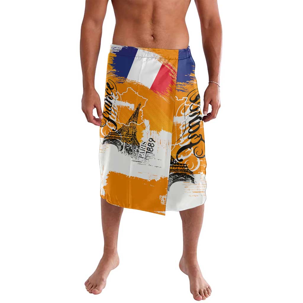 Bastille Day Lavalava France Typography Art Grunge Style